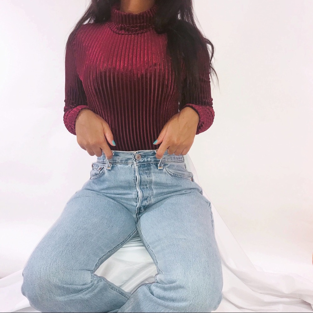 Classy Velvet Turtleneck